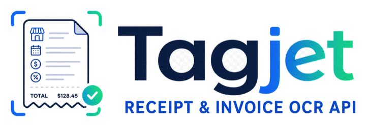 Tagjet – Receipt & Invoice OCR API